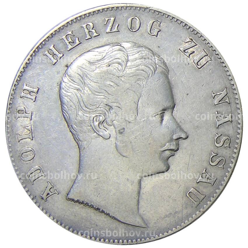 Монета 2 гульдена 1846 года Германские государства — Нассау