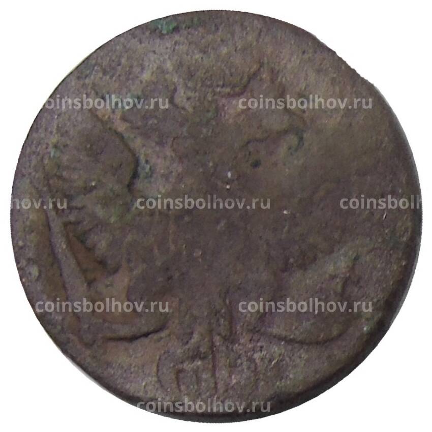 Монета Денга 1749 года (вид 2)