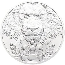 Монета 2 доллара 2023 года Ниуэ «Чешский лев» (аверс)