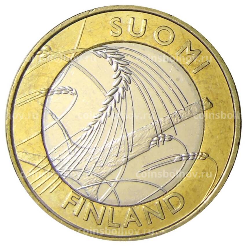 Монета 5 евро 2011 года Финляндия —  Исторические регионы Финляндии — Савония