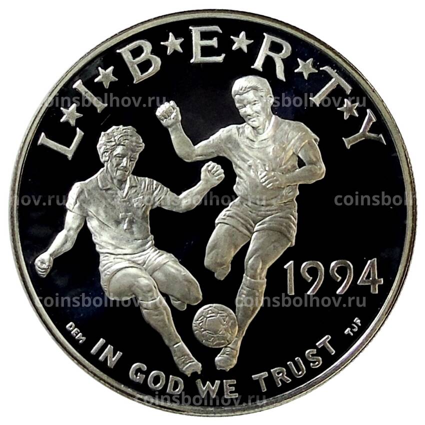 Монета 1 доллар 1994 года S США — Чемпионат мира по футболу