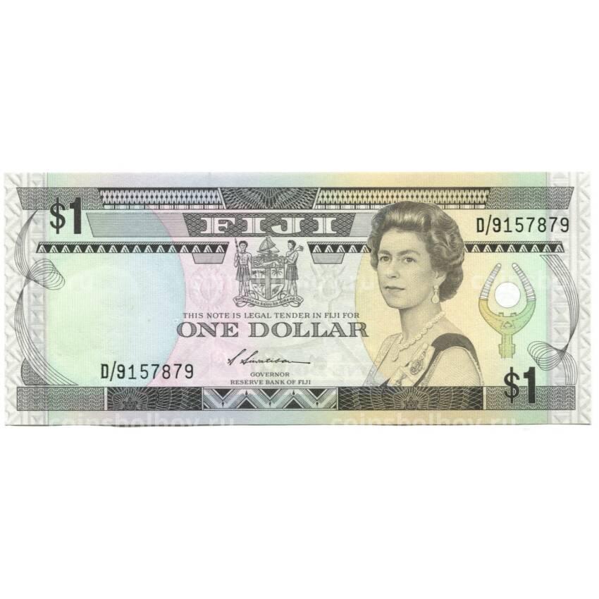 Банкнота 1 доллар 1987 года  Фиджи