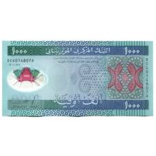 Банкнота 1000 угия 2014 года Мавритания (вид 2)