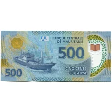 Банкнота 500 угия 2020 года Мавритания (аверс)