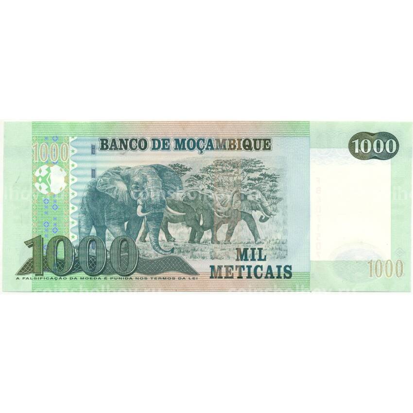 Банкнота 1000 метикал 2017 года Мозамбик (вид 2)