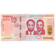Банкнота 10000 франков 2022 года Бурунди
