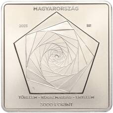 Монета 3000 форинтов 2023 года Венгрия «120 лет со дня рождения Джона фон Неймана» (реверс)