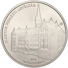 Монета 3000 форинтов 2023 года Венгрия «100-летие Национального архива Венгрии» (аверс)