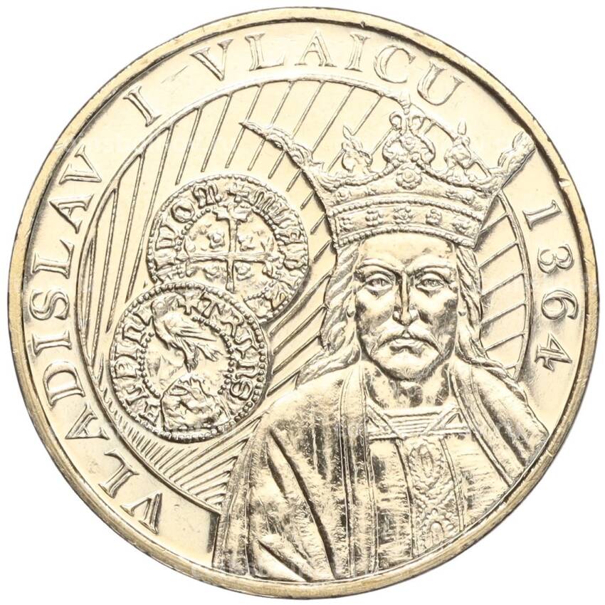 Монета 50 бани 2014 года Румыния «650 лет началу правления Владислава I Влайку»