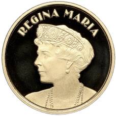 Монета 50 бани 2019 года Румыния «Мария Эдинбургская — Королева Румынии» (аверс)
