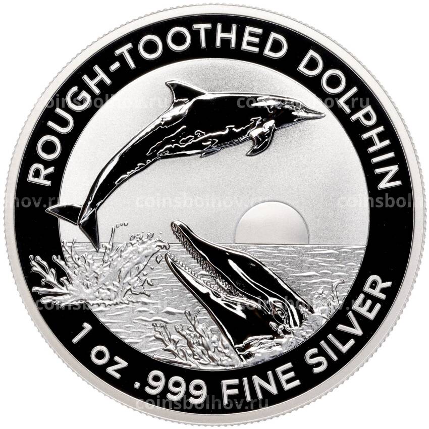 Монета 1 доллар 2023 года Австралия «Крупнозубый дельфин»