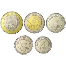 Набор монет 2022 года Сьерра-Леоне — Музыкальные инструменты (аверс)