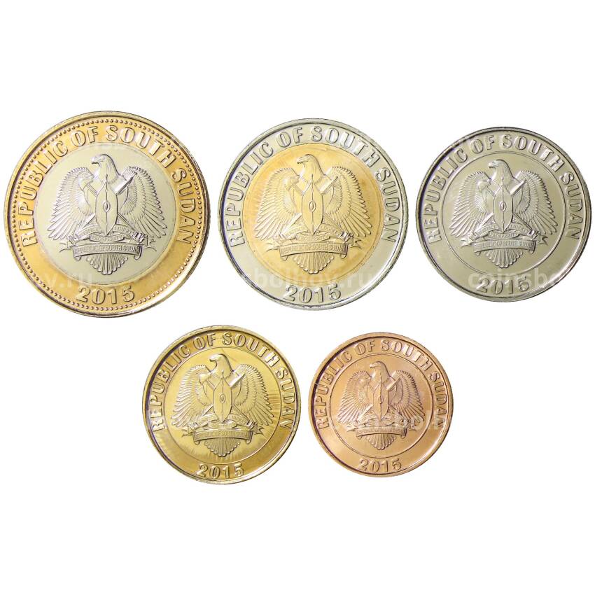 Набор монет 2015 года Южный Судан (вид 2)