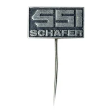 Значок рекламный SCHAFER