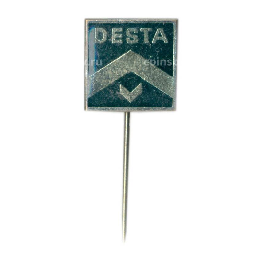 Значок рекламный Desta
