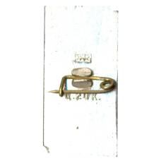 Значок г.Калинин — И.А. Крылов (вид 2)