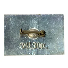 Значок Первая русская подводная лодка (реверс)