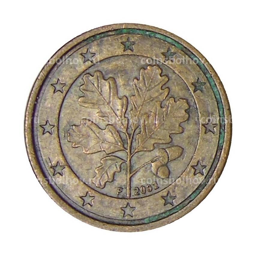 Монета 1 евроцент 2002 года F Германия