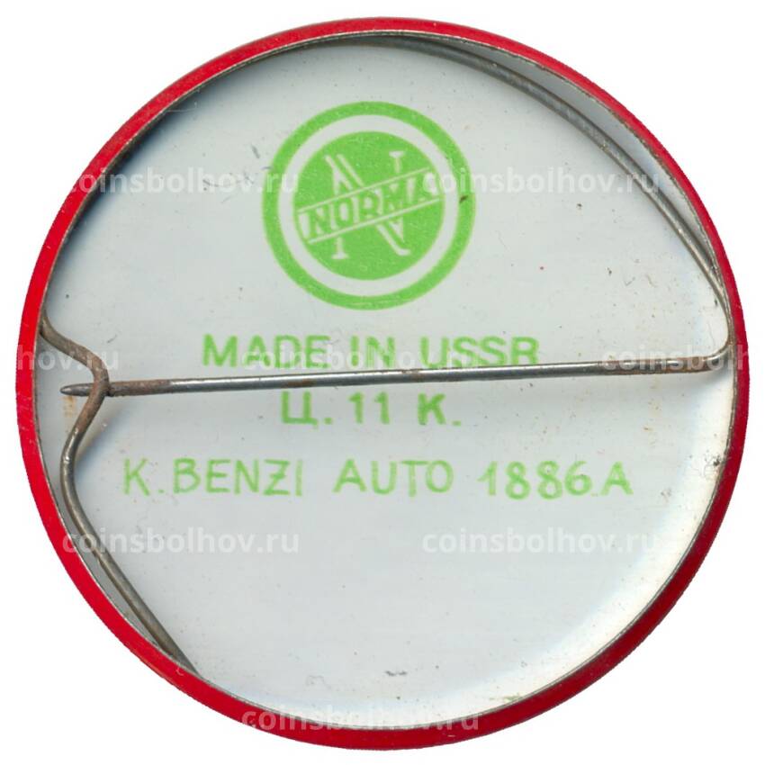 Значок Автомобиль K BENZI AUTO 1886 A (вид 2)
