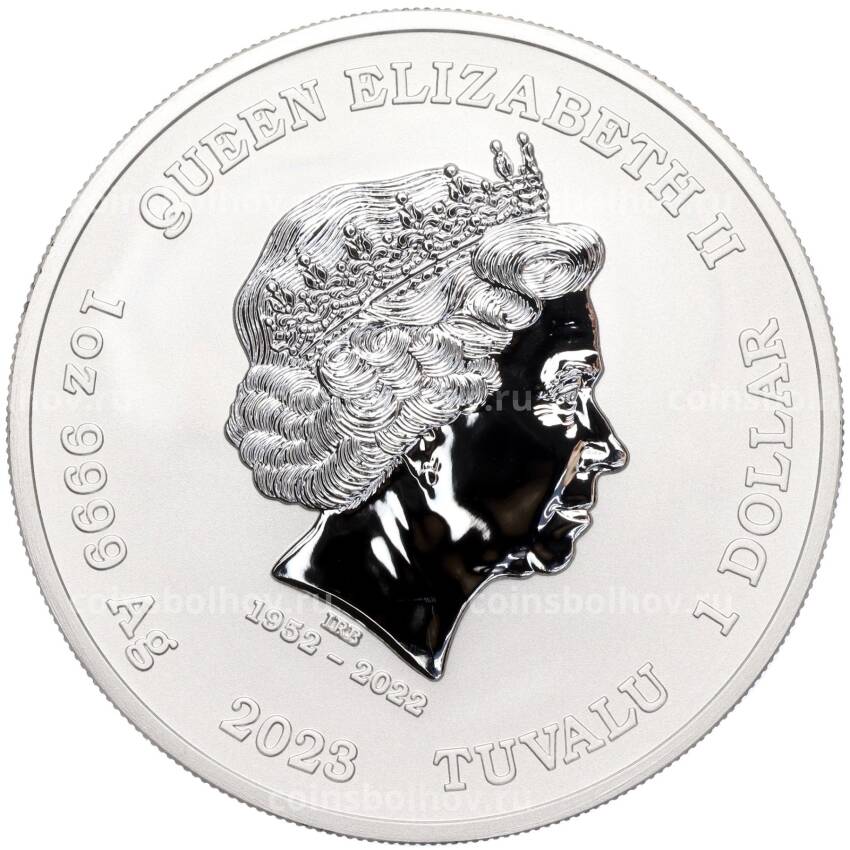 Монета 1 доллар 2023 года Тувалу «Боги Олимпа — Артемида» (вид 2)