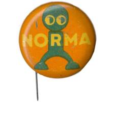 Значок рекламный Norma