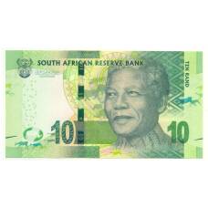 Банкнота 10 рэндов 2015 года ЮАР