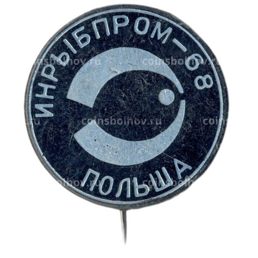 Значок Польша — выставка инрыбпром-68