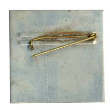 Значок Выставка в Ленинграде — Венгрия (вид 2)