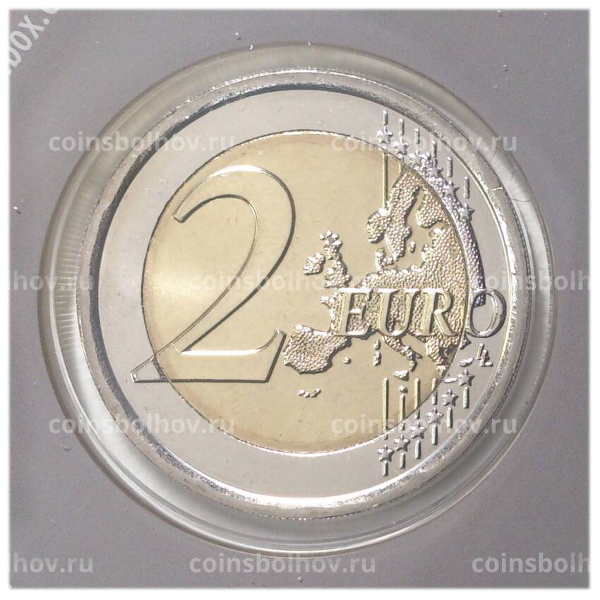 Монета 2 евро 2015 года Сан-Марино «750 лет со дня рождения Данте Алигьери» (в буклете) (вид 2)