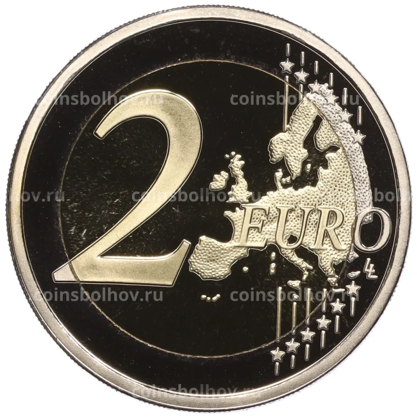 Монета 2 евро 2013 года Нидерланды «Коронация Короля Виллема-Александра» (в коробке) (вид 2)
