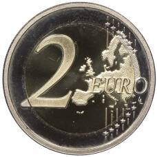 Монета 2 евро 2019 года Бельгия «25 лет Европейскому валютному институту EMI» (в коробке) (реверс)