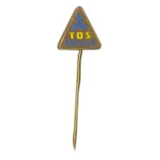 Значок рекламный Tos Zebrak (Чехословакия)