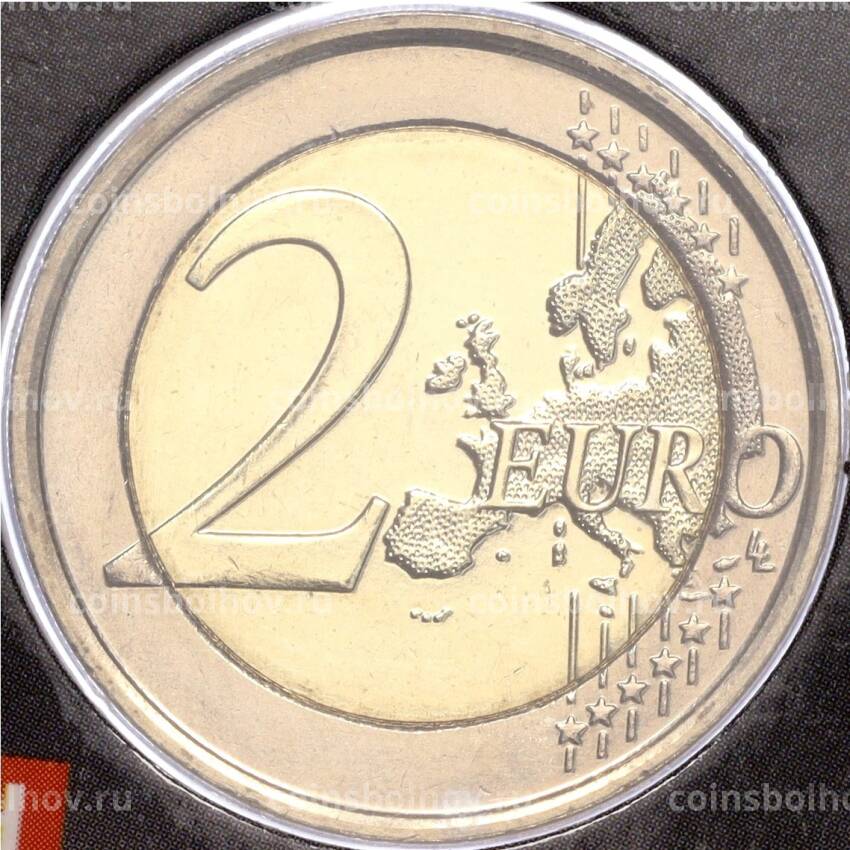 Монета 2 евро 2015 года Бельгия «Европейский год развития» (в блистере) (вид 4)