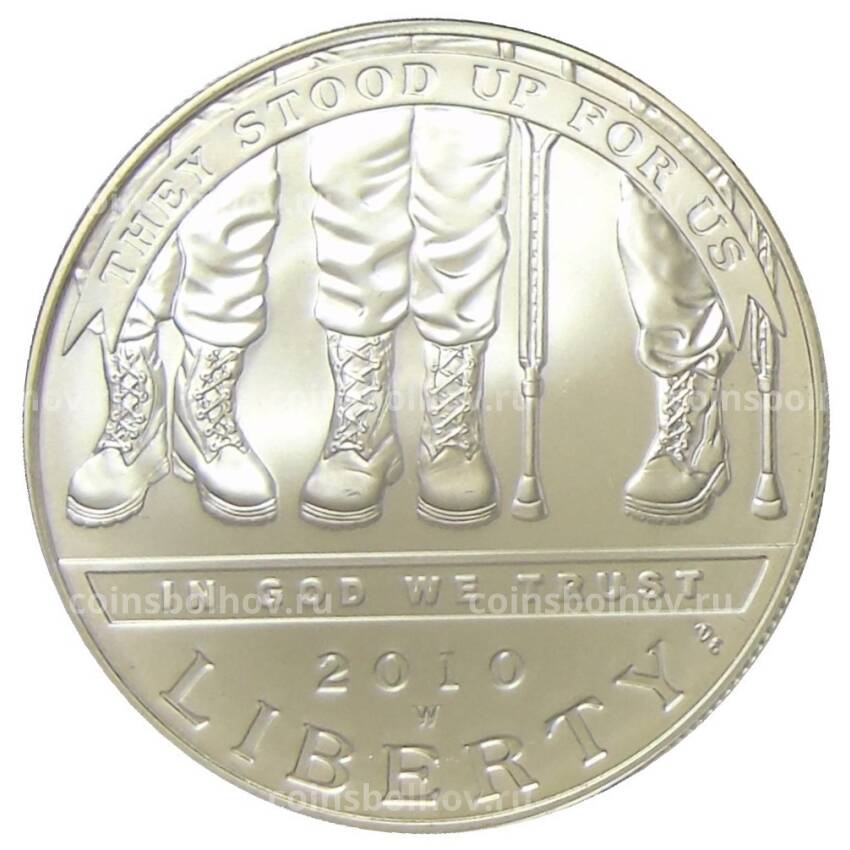 Монета 1 доллар 2000 года W США — Инвалиды войны