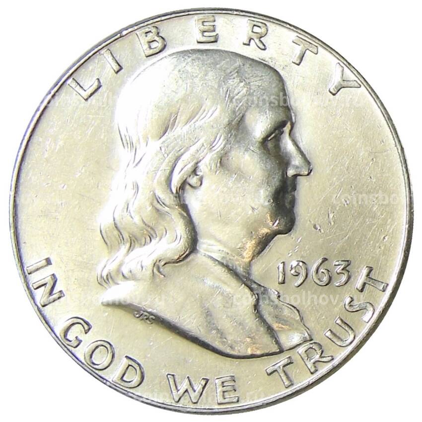 Монета 1/2 доллара (50 центов) 1963 года D США