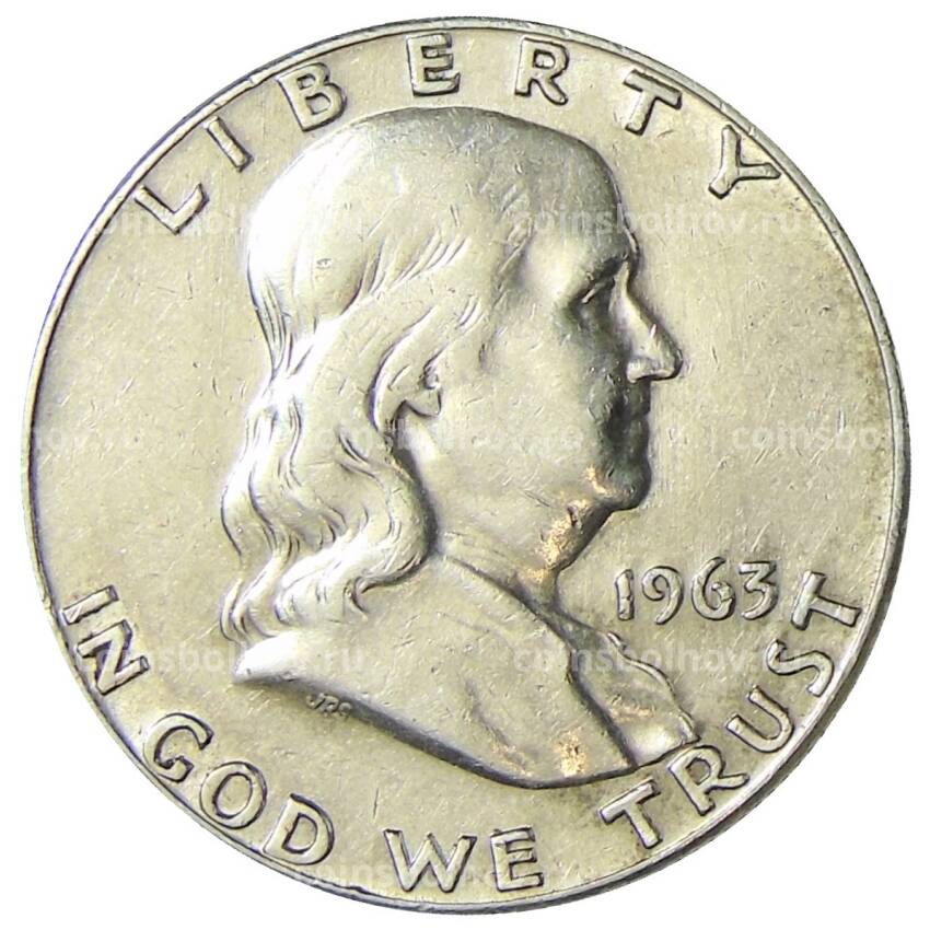 Монета 1/2 доллара (50 центов) 1963 года D США