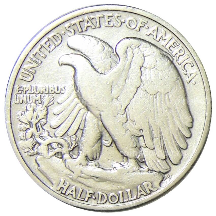 Монета 1/2 доллара (50 центов) 1943 года США (вид 2)