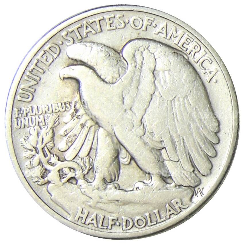 Монета 1/2 доллара (50 центов) 1947 года США (вид 2)