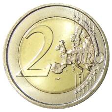 Монета 2 евро 2007 года Италия — 50 лет подписания Римского договора (реверс)