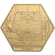 Монета 3000 форинтов 2023 года Венгрия «Национальная программа Хаусмана — Манеж для верховой езды» (аверс)