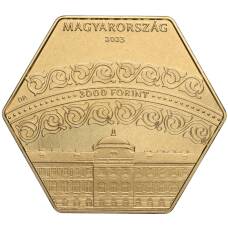 Монета 3000 форинтов 2023 года Венгрия «Национальная программа Хаусмана — Манеж для верховой езды» (реверс)