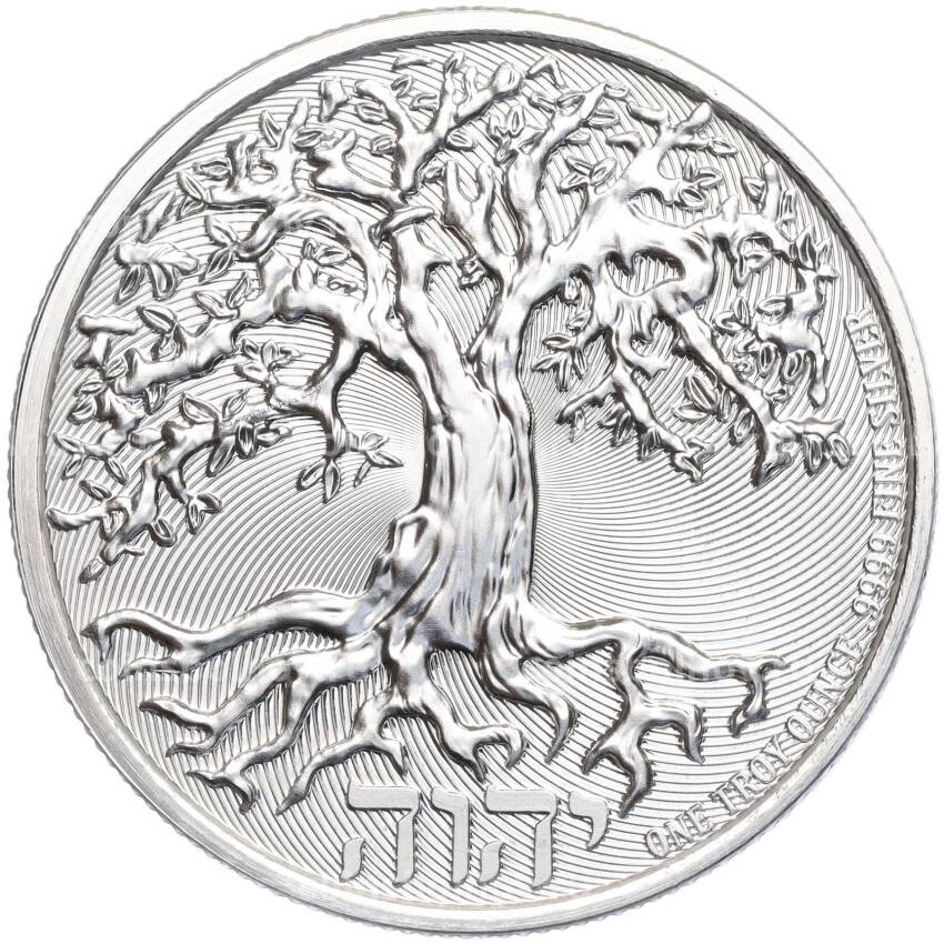 Монета 2 доллара 2023 года Ниуэ «Дерево жизни»