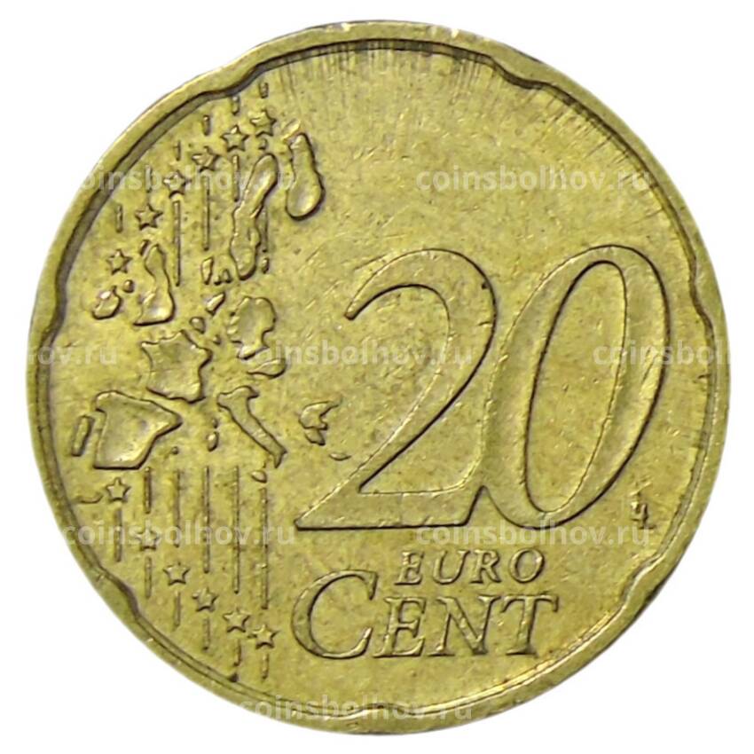 Монета 20 евроцентов 2002 года F Германия (вид 2)
