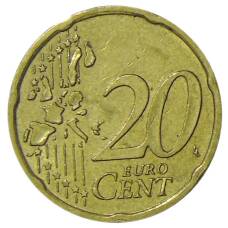 Монета 20 евроцентов 2002 года G Германия (реверс)
