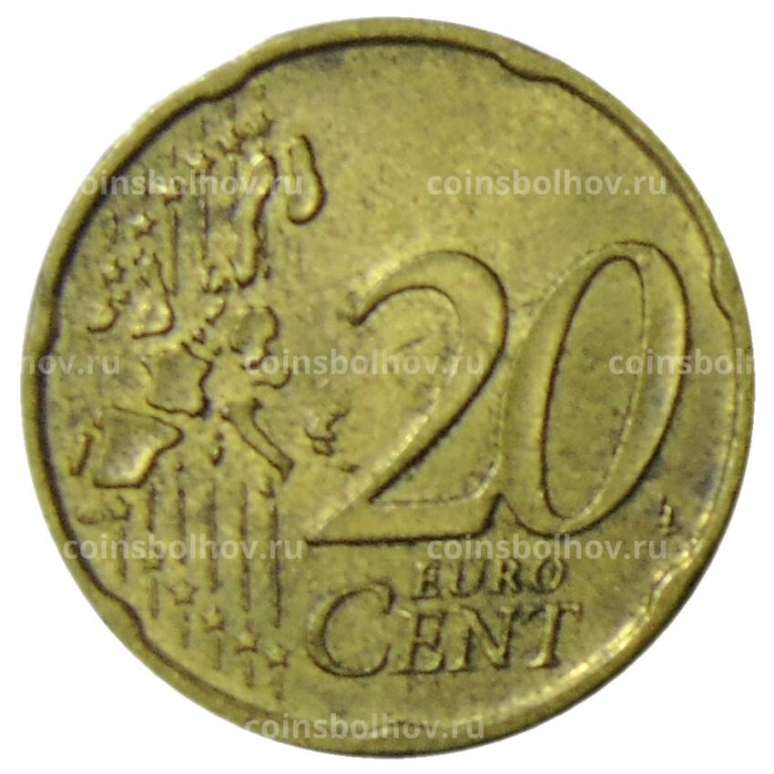 Монета 20 евроцентов 2002 года D Германия (вид 2)