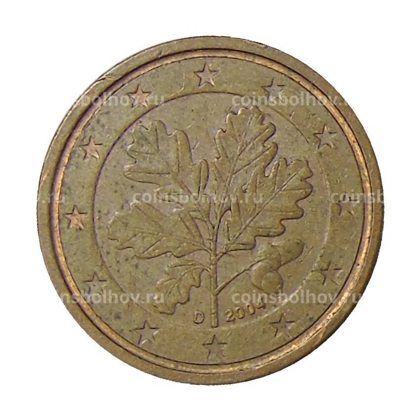 Монета 2 евроцента 2004 года D Германия