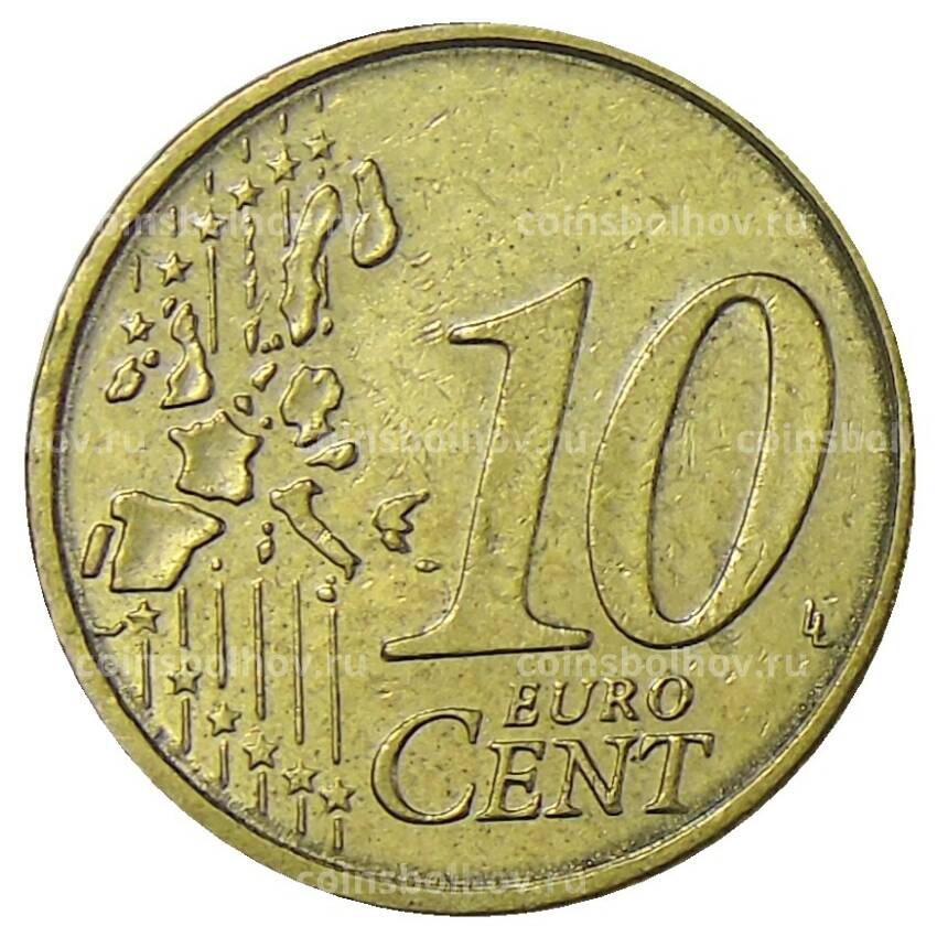 Монета 10 евроцентов 2002 года D Германия (вид 2)