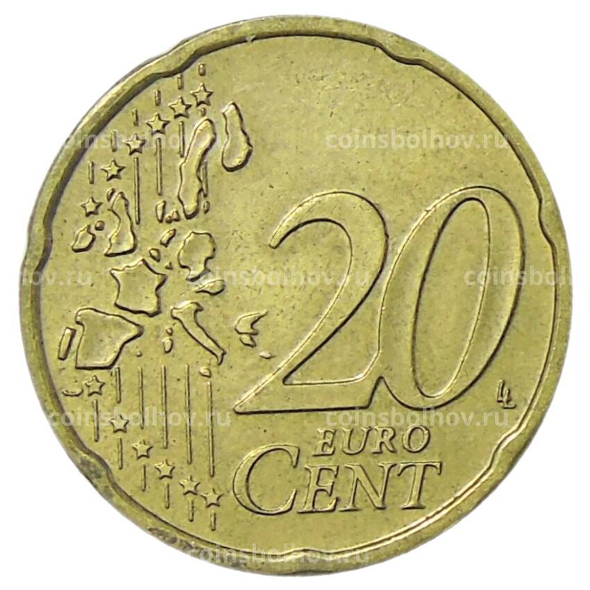 Монета 20 евроцентов 2002 года A Германия (вид 2)