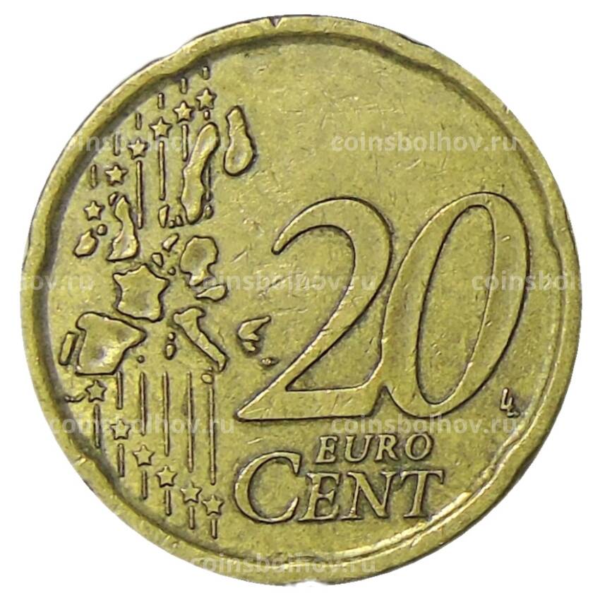 Монета 20 евроцентов 1999 года Испания (вид 2)