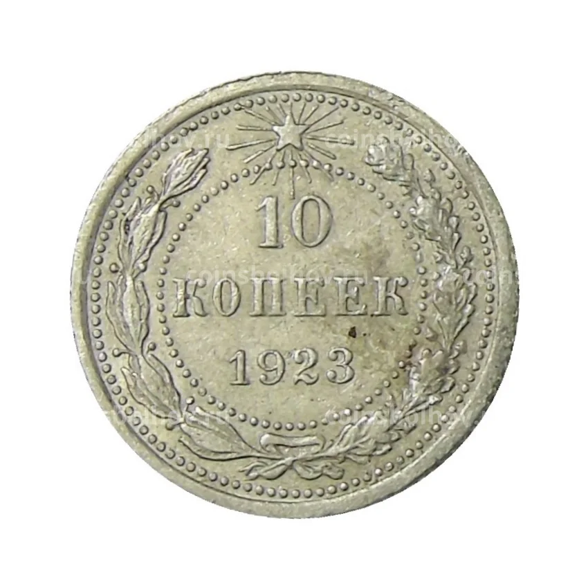 Монета 10 копеек 1923 года